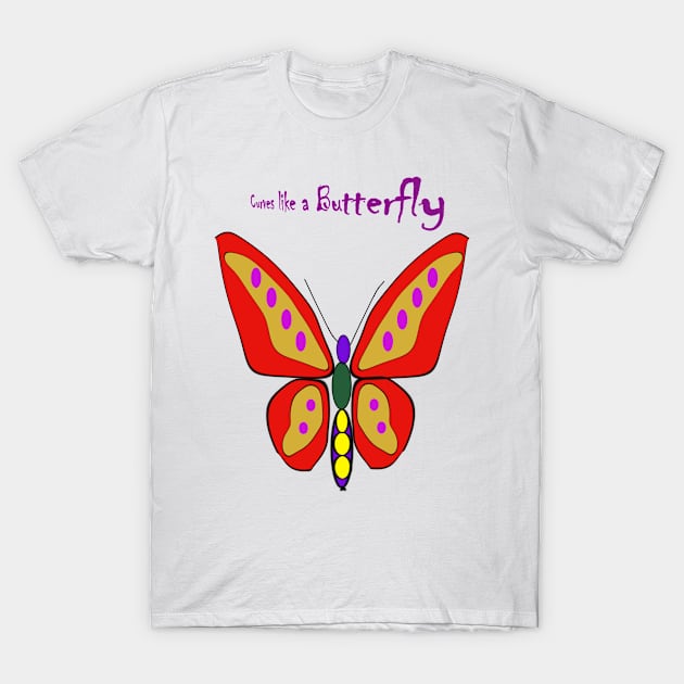 Curves like a butterfly T-Shirt by fantastic-designs